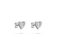 s.Oliver Boucles d'oreilles élégantes en argent sterling 925 poli - Argent - Imperméable et doux pour la peau