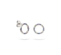 s.Oliver Boucles d'oreilles élégantes en argent sterling 925 poli - Argent - Imperméable et doux pour la peau
