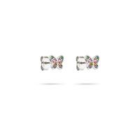 s.Oliver boucles d'oreilles enfant - clous d'oreilles aus poliertem 925er argent avec zirconesteinen - Farbe argent - 0,7 cm - Steckverschluss - wasserfest & hautfreundlich