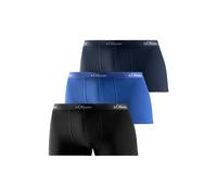 s.Oliver Boxers bleu / marine / gris clair / noir, Taille M