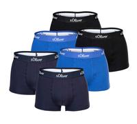 s.Oliver Boxers bleu / noir / blanc, Taille L