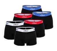 s.Oliver Boxers bleu / rouge / noir / blanc, Taille L