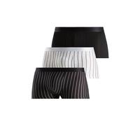 s.Oliver Boxers 'Hipster' gris argenté / noir / blanc / blanc chiné, Taille M