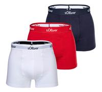 S.Oliver Boxers Pour Hommes, Pack De 3 - Boxer, Coton-Élasthanne