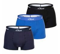 S.Oliver Boxers Pour Hommes, Pack De 3 - Trunks, Hipsters, Coton-Élasthanne