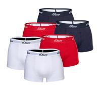 S.Oliver Boxers Pour Hommes, Pack De 6 - Trunks, Hipsters, Coton-Élasthanne