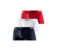 s.Oliver Boxers rouge / noir / blanc, Taille XXL