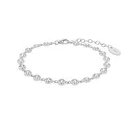 s.Oliver Bracelet en argent sterling 925/acier inoxydable pour femme, bracelet à motif, livré dans un coffret cadeau.