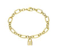 s.Oliver Bracelet en argent sterling 925/acier inoxydable pour femme, bracelet à motif, livré dans un coffret cadeau.