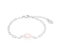 s.Oliver Bracelet en argent sterling 925/acier inoxydable pour femme, bracelet à motif, livré dans un coffret cadeau.
