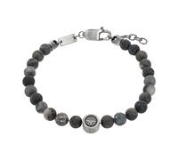 s.Oliver Bracelet en acier inoxydable pour hommes, 20+2 cm, argent, boussole, Livré dans une boîte cadeau de bijoux