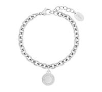 s.Oliver Bracelet pour femme en acier inoxydable avec zirconium