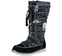s.Oliver Casual, Bottes de Ski Fille - Noir - Schwarz (Black 001), 38 EU