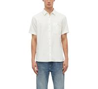 s.Oliver Chemise à Manches Courtes pour Homme 2180685, Blanc., S
