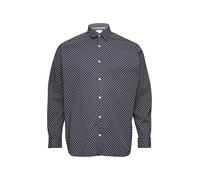 s.Oliver Chemise à Manches Longues pour Homme, Coupe ajustée, 59a5 Bleu, 3XL
