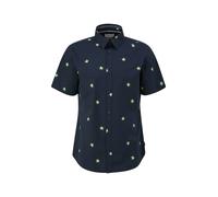 s.Oliver Chemise bleu marine / jaune / vert, Taille XL