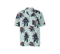 s.Oliver Chemise bleu marine / turquoise / abricot, Taille XXL