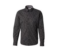 s.Oliver Chemise gris clair / noir / blanc, Taille S