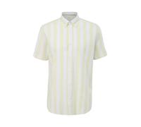 s.Oliver Chemise jaune pastel / blanc, Taille XXL