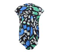 s.Oliver Chemisier azur / jade / noir / coquille d'oeuf, Taille S