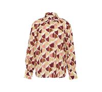 s.Oliver Chemisier beige / framboise / rouge foncé / blanc cassé, Taille XXS-XS