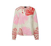 s.Oliver Chemisier beige / rose clair / rouge / blanc, Taille 4XL