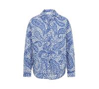 s.Oliver Chemisier bleu / blanc, Taille 4XL