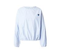 s.Oliver Chemisier bleu ciel / blanc, Taille XXL