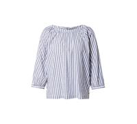 s.Oliver Chemisier bleu-gris / blanc cassé, Taille XXL