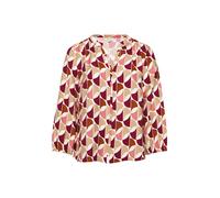 s.Oliver Chemisier camel / framboise / blanc, Taille XXL