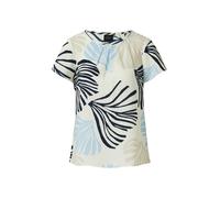 s.Oliver Chemisier crème / bleu / gris / noir, Taille M