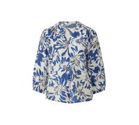 s.Oliver Chemisier crème / bleu roi / marron, Taille XL