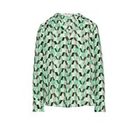 s.Oliver Chemisier crème / gris / menthe / noir, Taille XL