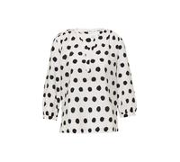 s.Oliver Chemisier écru / noir, Taille 4XL