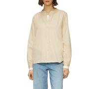 s.Oliver Chemisier en Satin avec Fronces, Beige, 36