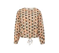 s.Oliver Chemisier gris / orange / noir / blanc, Taille S