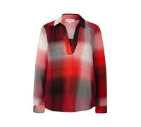 s.Oliver Chemisier gris / rouge / noir / blanc, Taille S-M