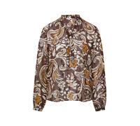 s.Oliver Chemisier marron / blanc, Taille XXL