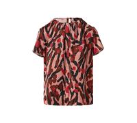 s.Oliver Chemisier marron / rose ancienne / canneberge / noir, Taille XL