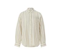 s.Oliver Chemisier noisette / blanc, Taille XXL