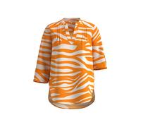 s.Oliver Chemisier orange / blanc, Taille M