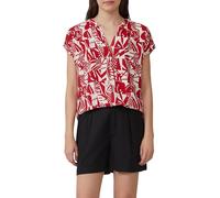 s.Oliver Chemisier texturé avec détails plissés, Rouge Coquelicot (35a1), 46