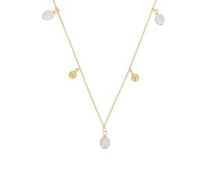 s.Oliver Collier avec pendentif en acier inoxydable/argent sterling 925 pour femme, collier, avec cristal, livré dans un coffret cadeau à bijoux.