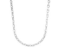 s.Oliver Collier en acier inoxydable pour homme, collier, argent, livré dans un coffret cadeau à bijoux