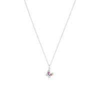 s.Oliver Collier en argent 925 sterling pour filles Collier pour enfants, avec zirconium synth., 37+3 cm, argent, Livré en boîte cadeau de bijoux