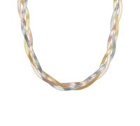s.Oliver Collier Femme - Acier Inoxydable - 40 + 5 cm - Tricolore - Idée Cadeau - Avec Écrin Cadeau - 2040602