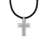 s.Oliver Collier homme avec pendentif, croix, livré dans un coffret cadeau bijoux