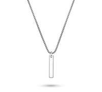 s.Oliver Collier pour homme en acier inoxydable avec pendentif