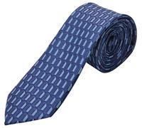 s.Oliver Cravate pour homme en soie mélangée, 59A9 bleu, 1