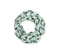 s.Oliver Écharpe tube gris / vert / blanc, Taille 1